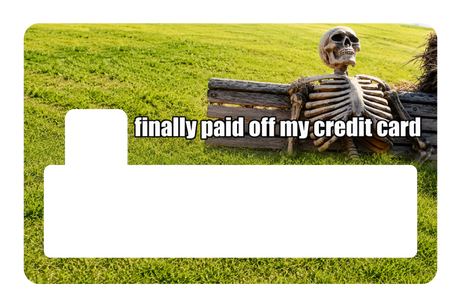 Finally paid off card