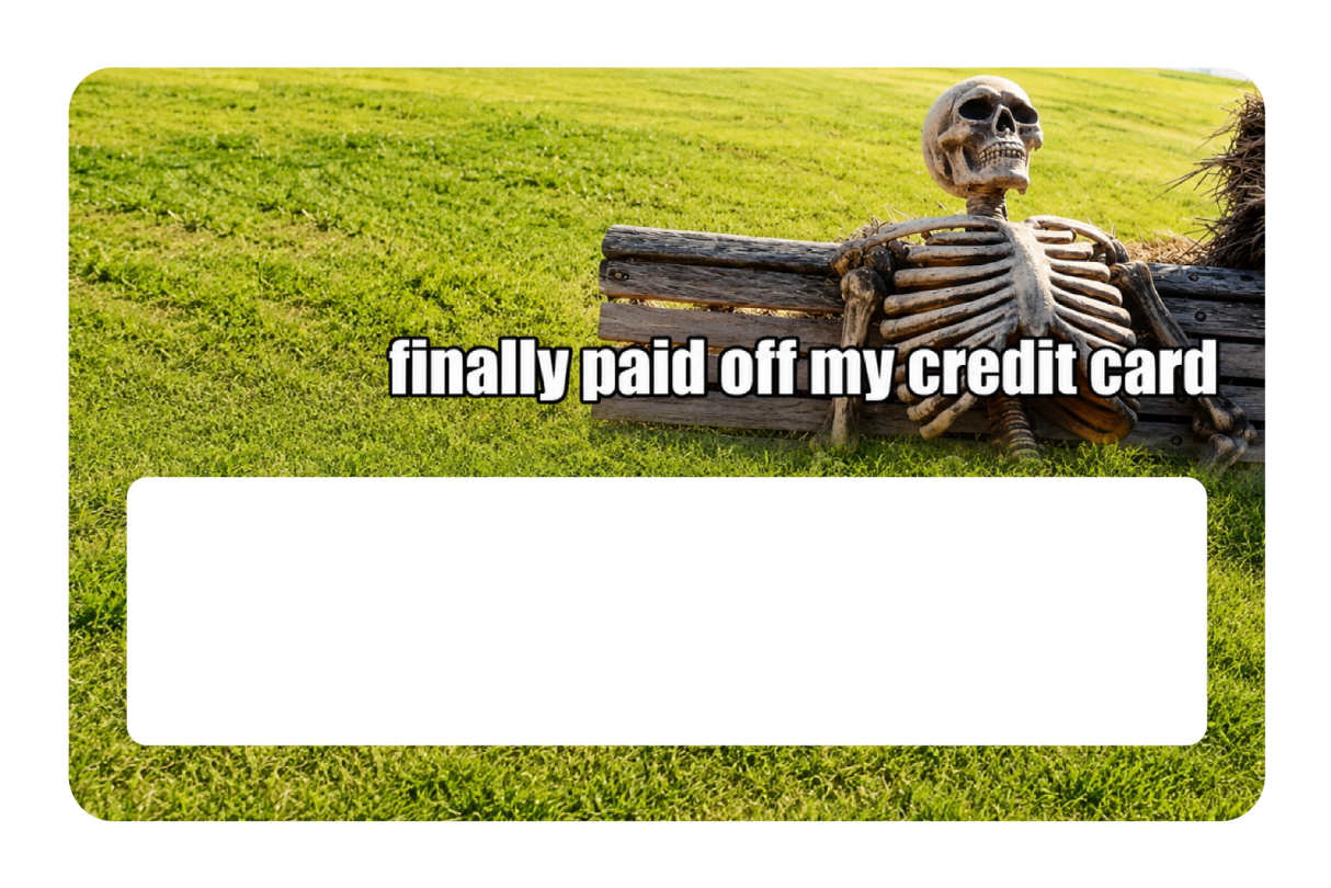 Finally paid off card
