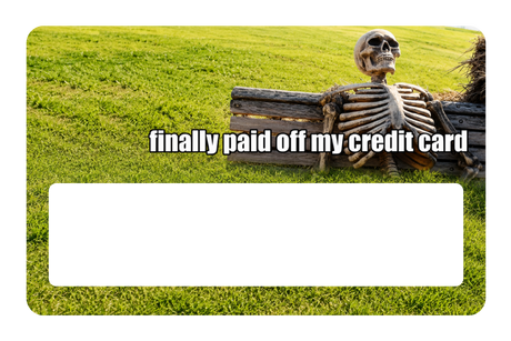 Finally paid off card