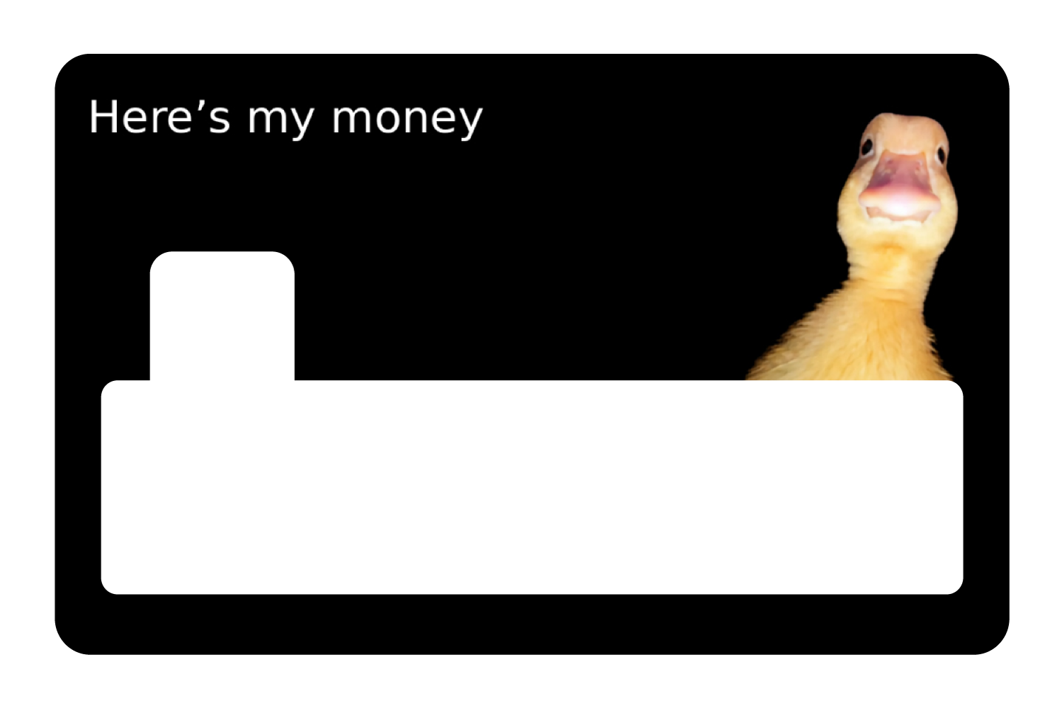 Here's the money