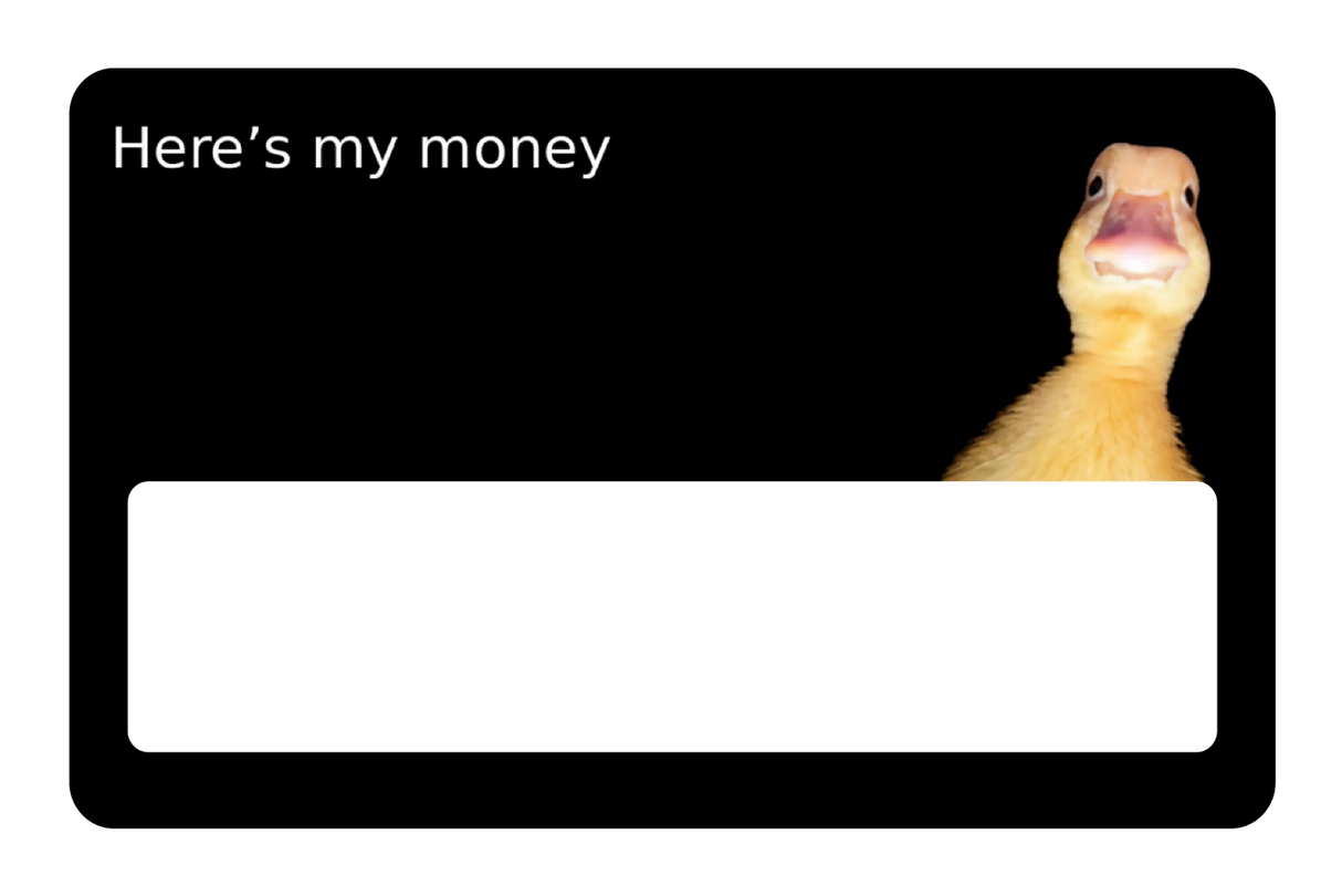 Here's the money