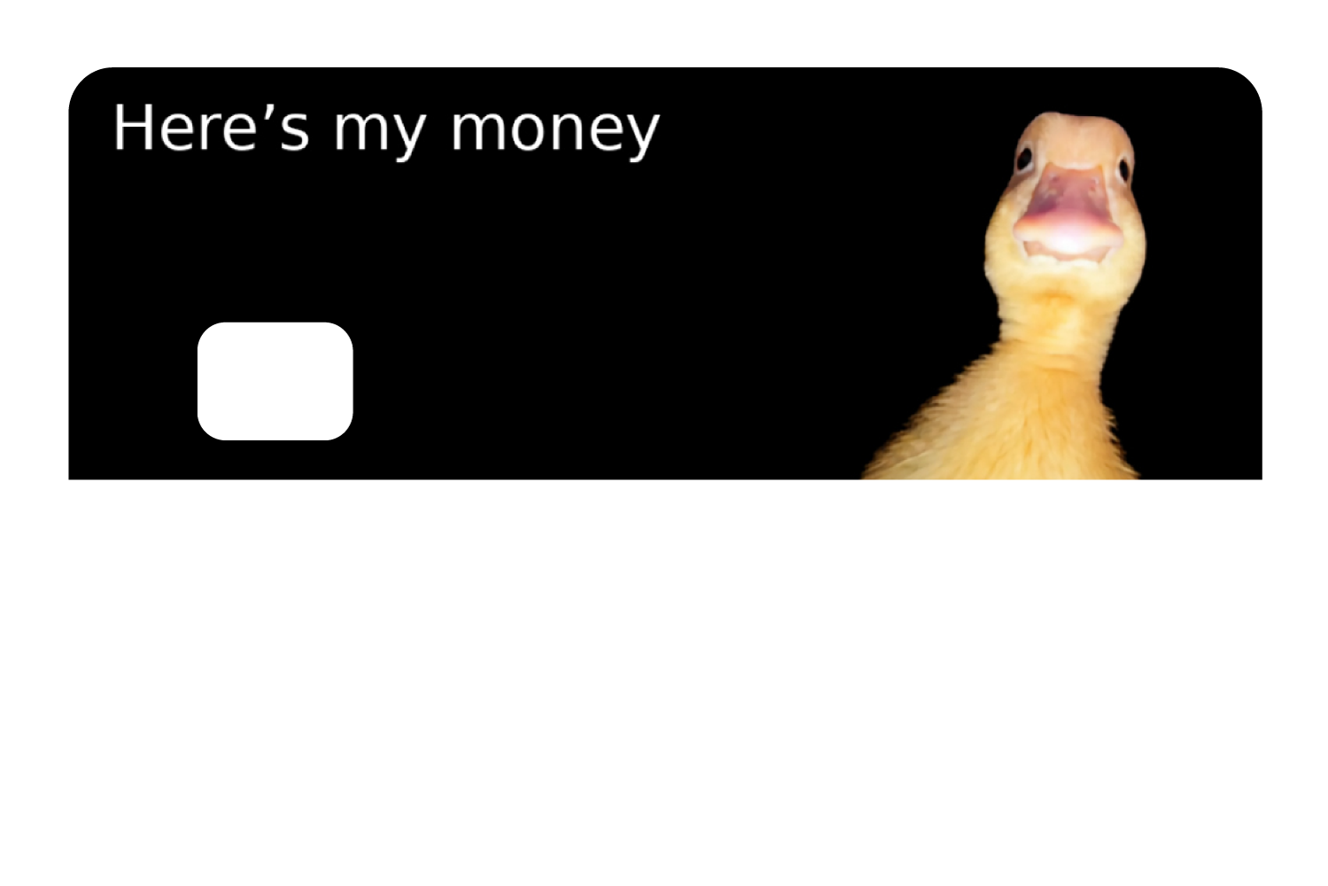 Here's the money