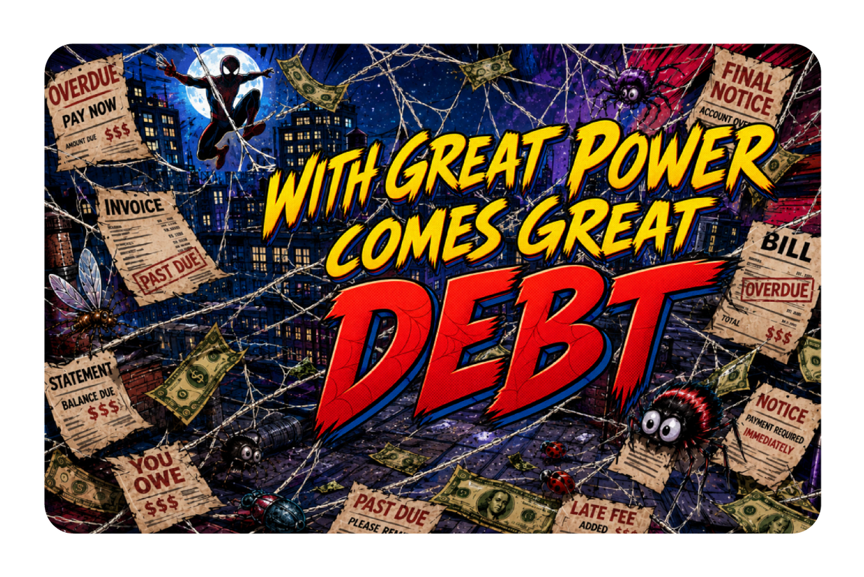 With great power, comes great debt