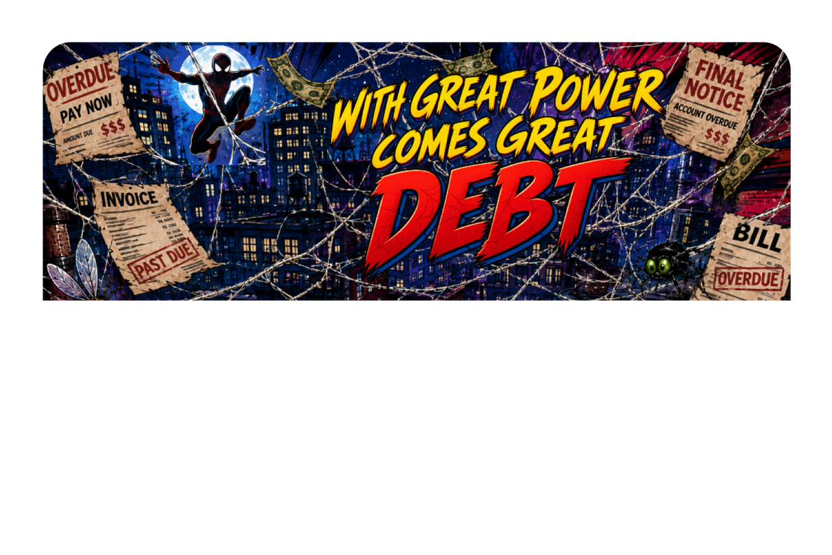 With great power, comes great debt