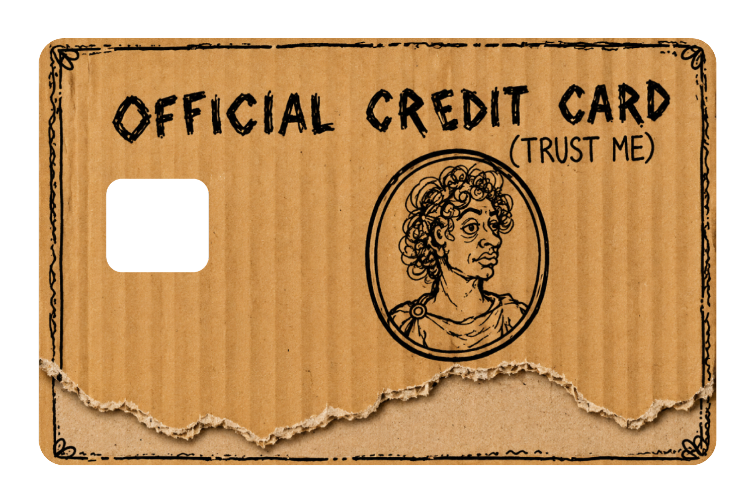 Cardboard Credit Card