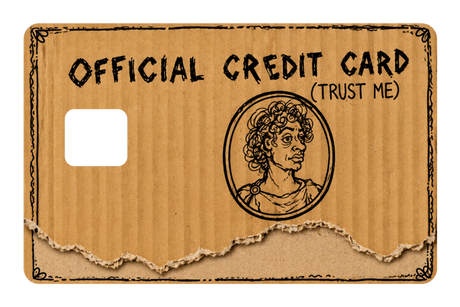 Cardboard Credit Card