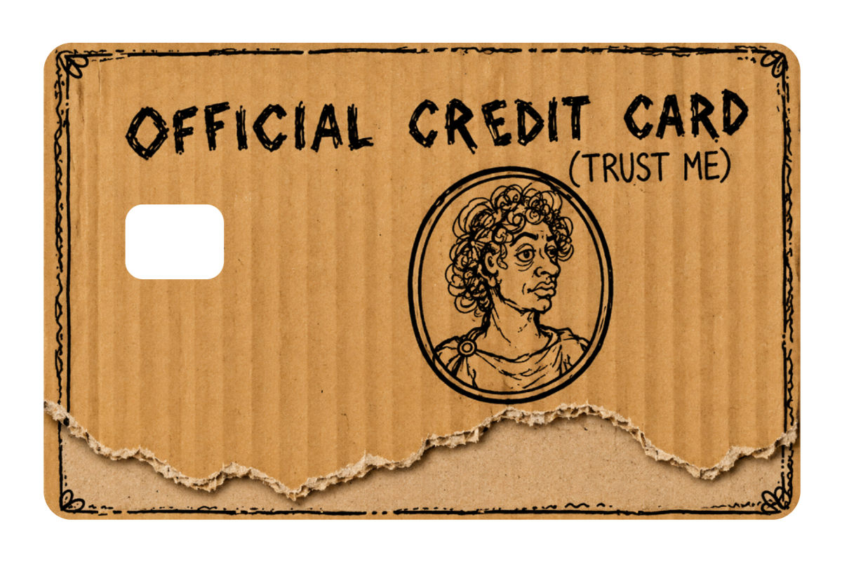 Cardboard Credit Card