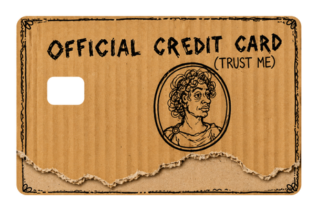 Cardboard Credit Card