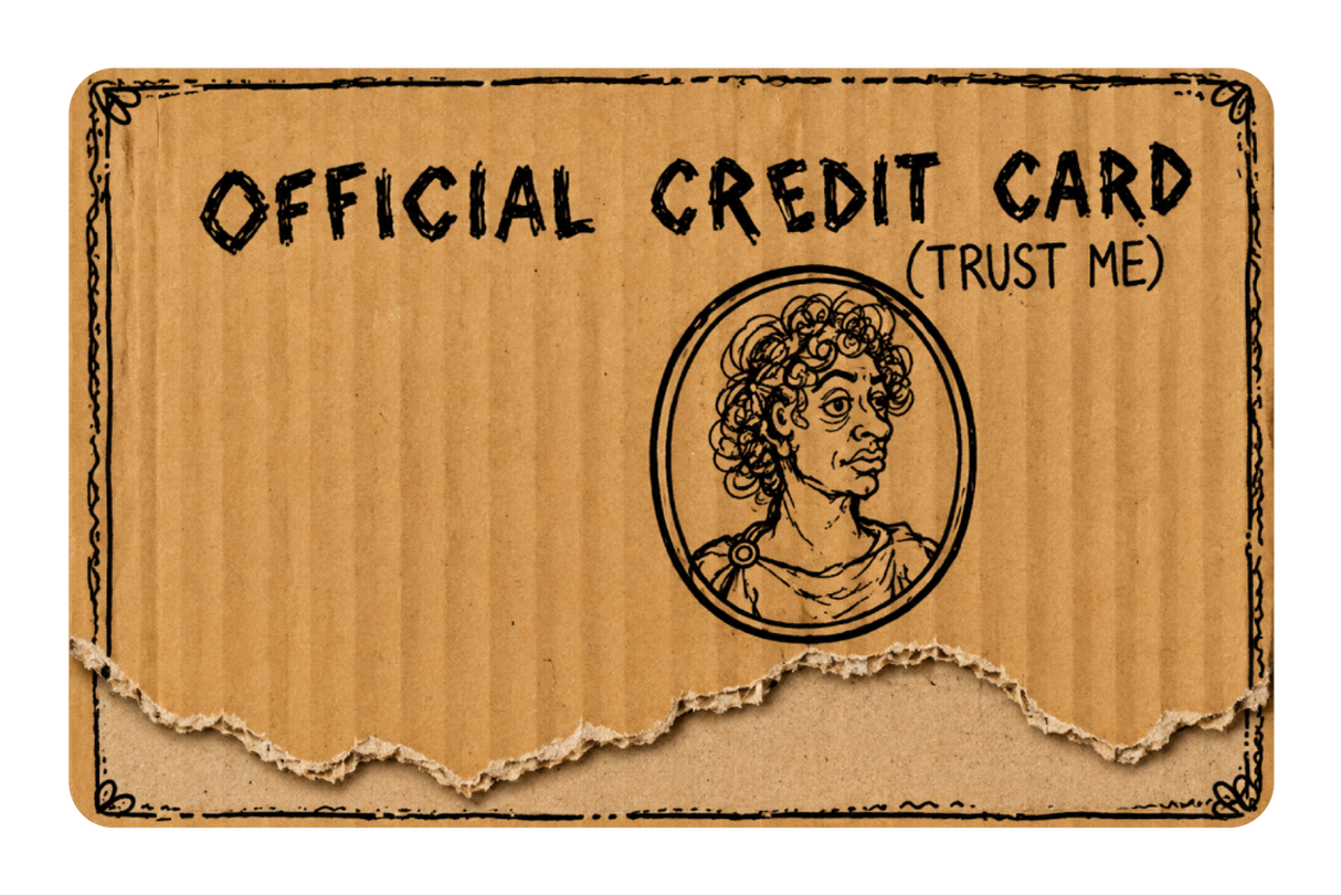 Cardboard Credit Card