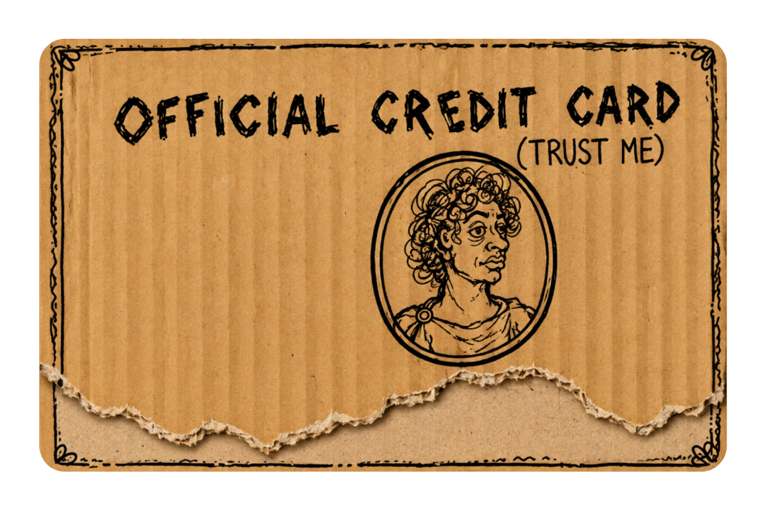 Cardboard Credit Card