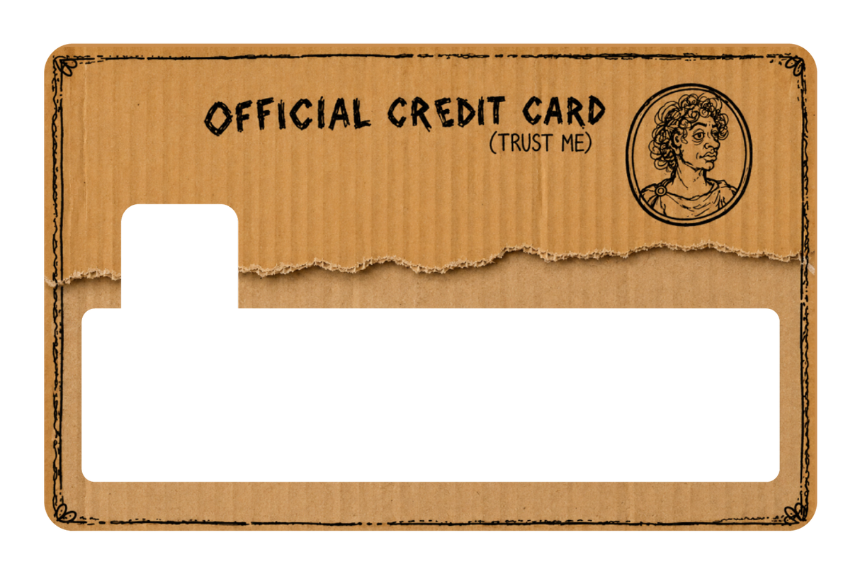 Cardboard Credit Card