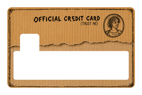 Cardboard Credit Card