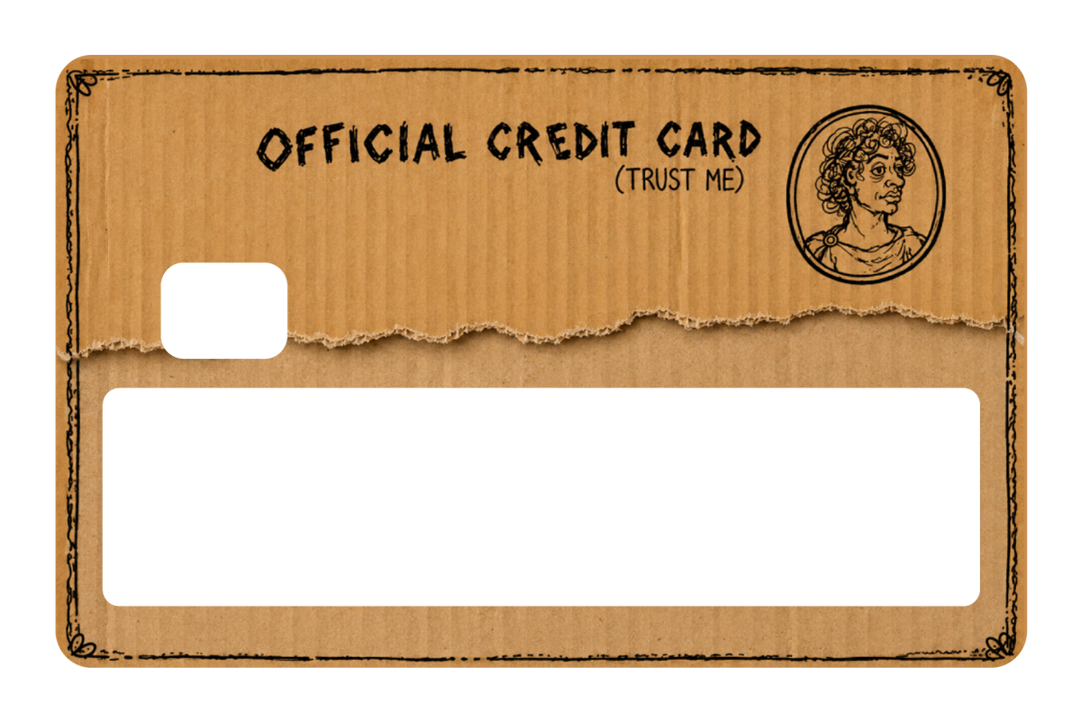 Cardboard Credit Card