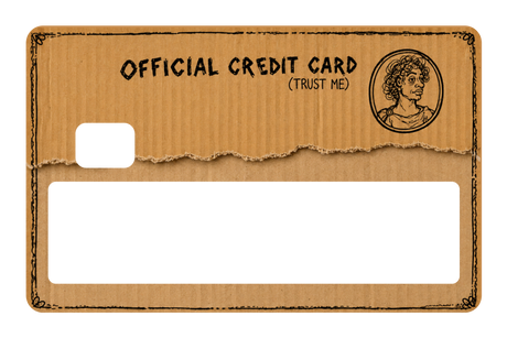 Cardboard Credit Card