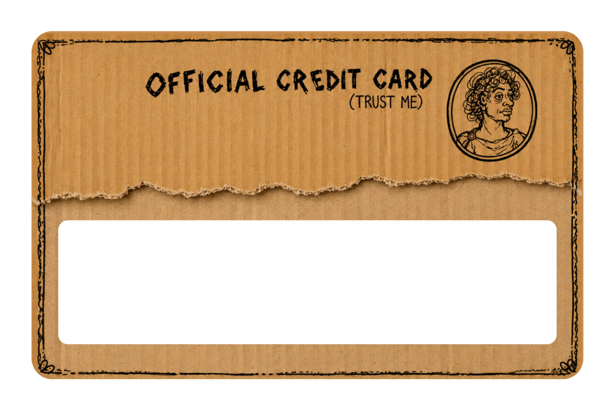 Cardboard Credit Card