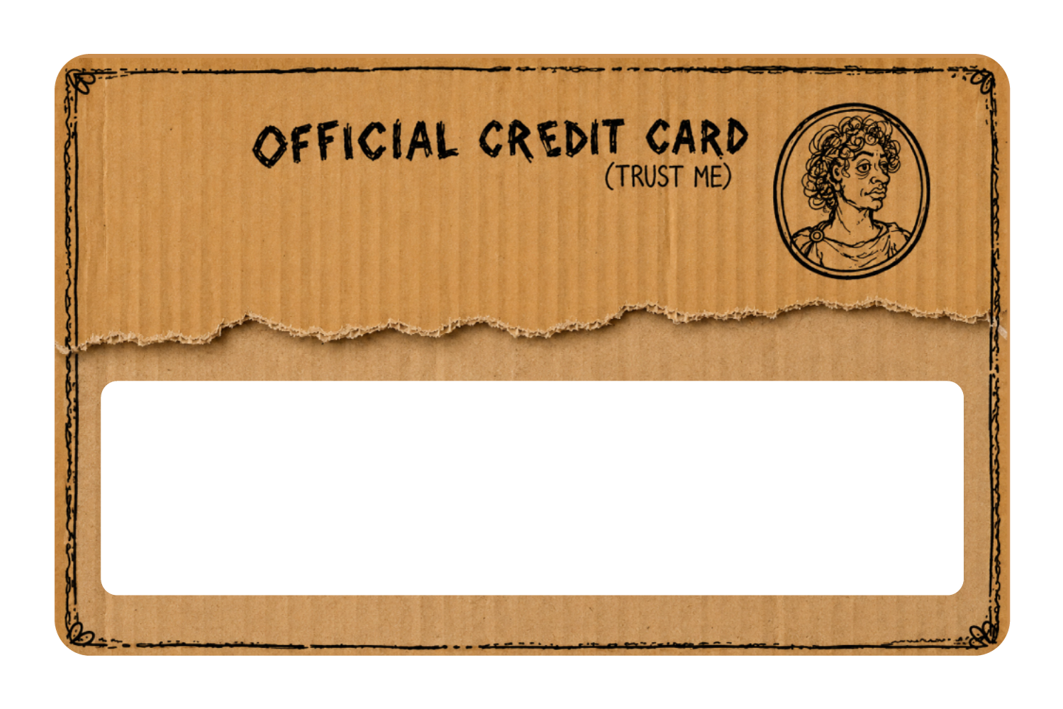 Cardboard Credit Card