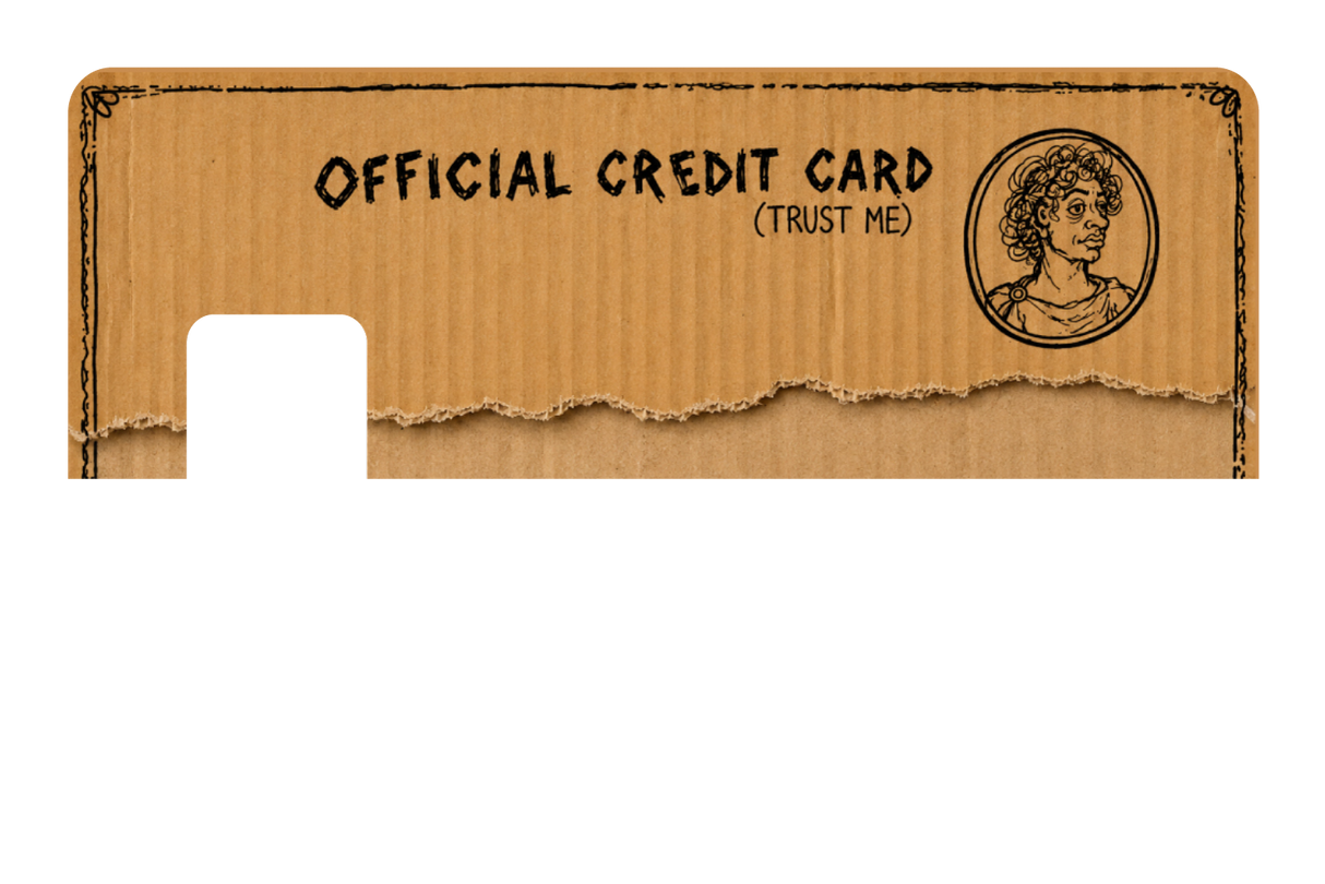 Cardboard Credit Card