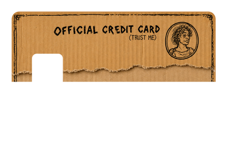 Cardboard Credit Card