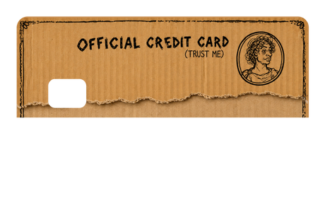 Cardboard Credit Card