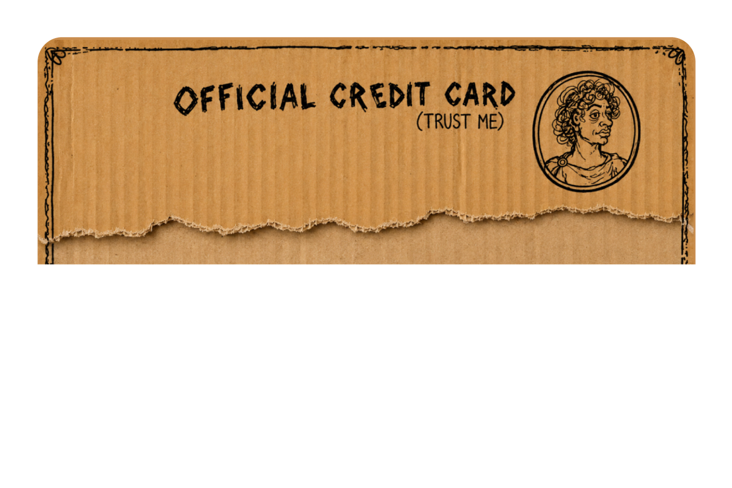 Cardboard Credit Card
