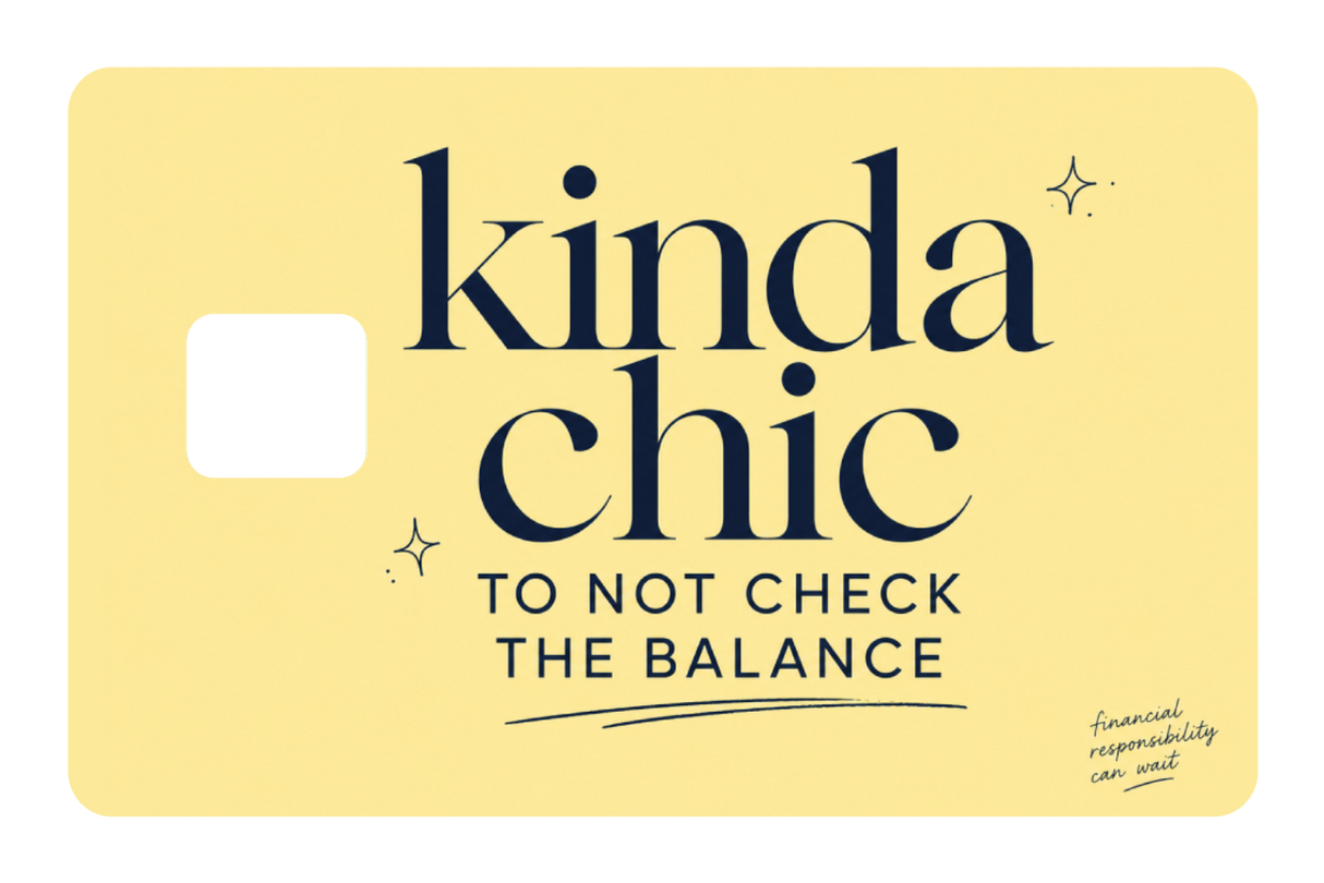 To not check the balance