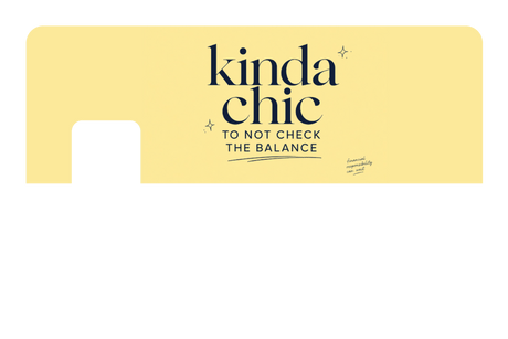 To not check the balance