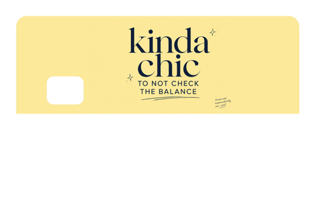 To not check the balance