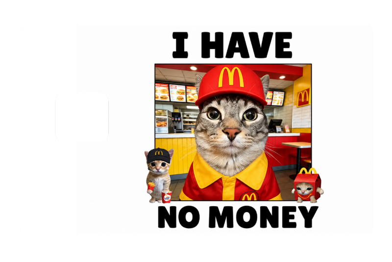 I have no money kitty