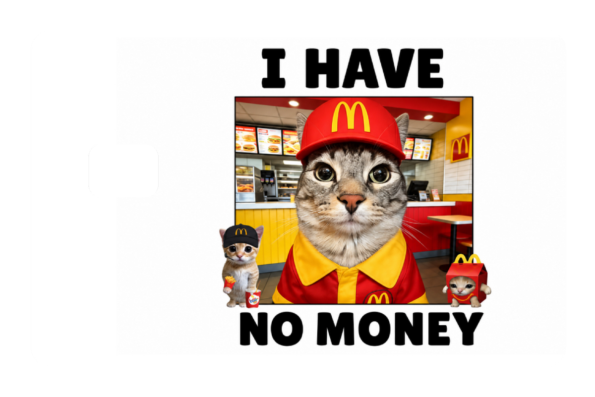 I have no money kitty