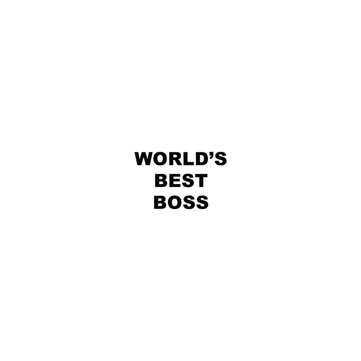 World's Best Boss