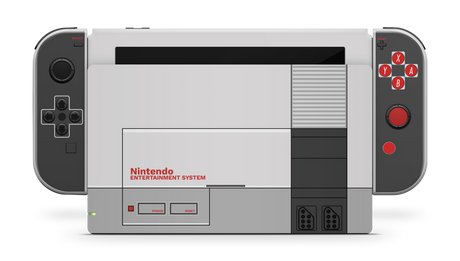 Nintendo Switch 2017 Skin Retro NES