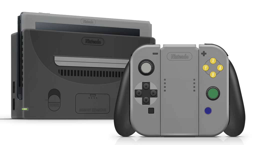 Nintendo Switch 2017 Skin Retro N64