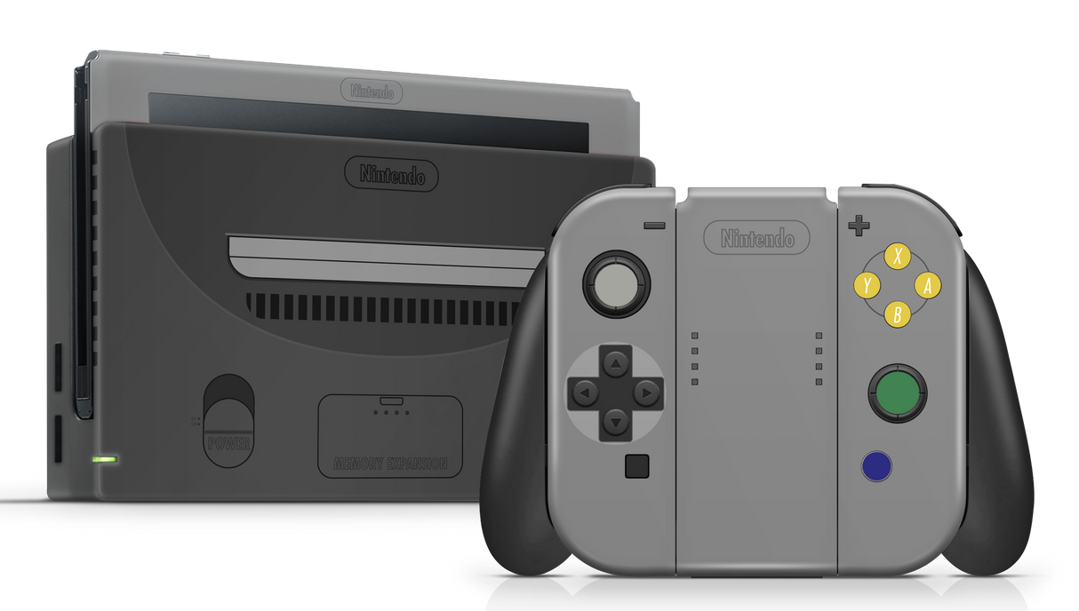 Nintendo Switch 2017 Skin Retro N64