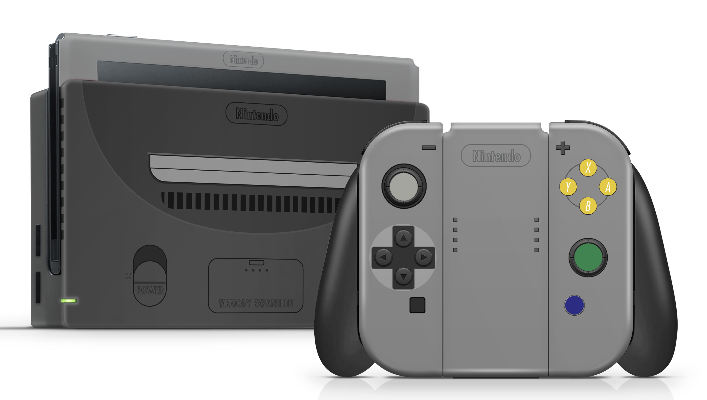 Nintendo Switch 2017 Skin Retro N64