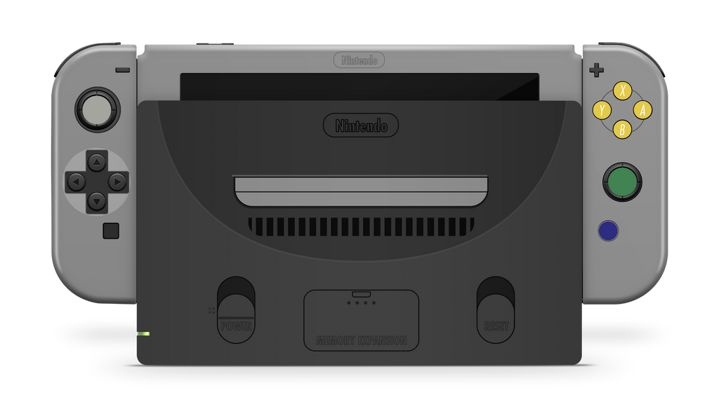 Nintendo Switch 2017 Skin Retro N64