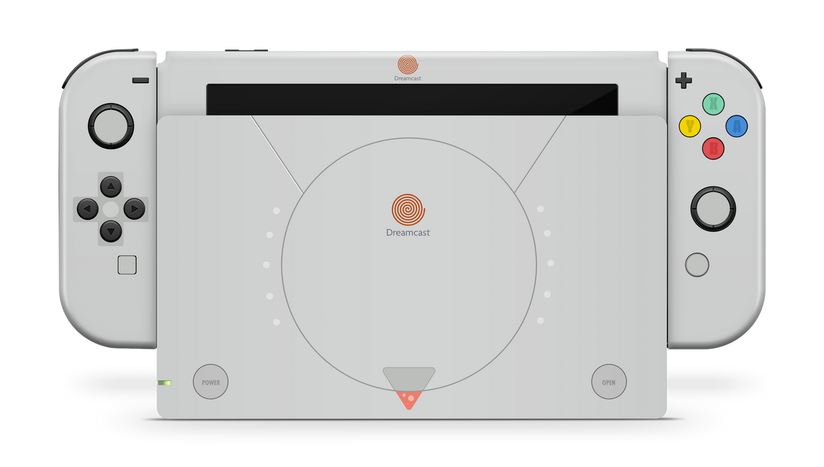 Nintendo Switch 2017 Skin Retro Dreamcast