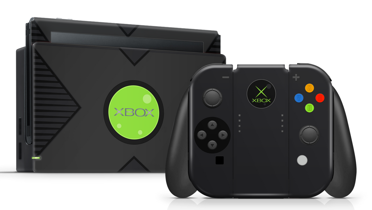 Nintendo Switch 2017 Skin Retro Xbox