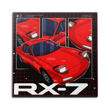 RX-7 3 Panel Wall Art