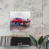 Muscle Water Color Wall Art