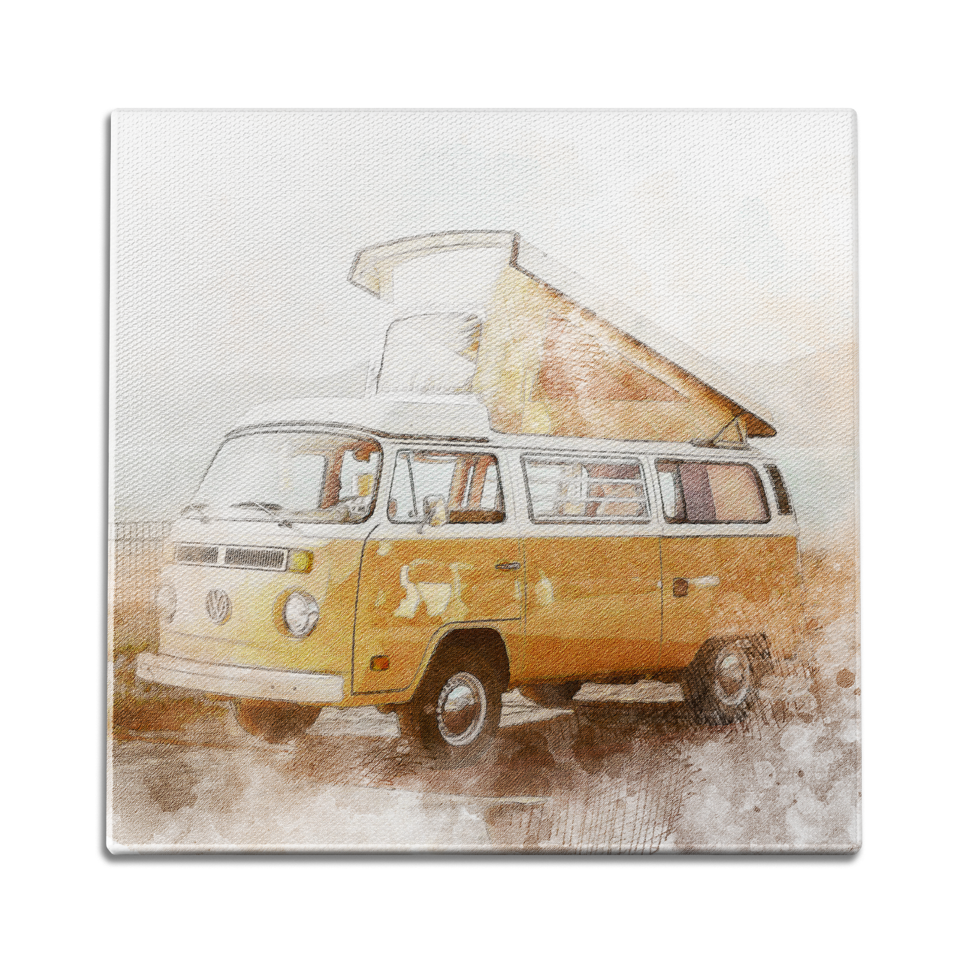 Van Water Color Wall Art