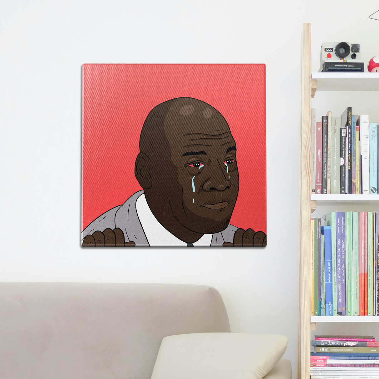 Crying MJ Wall Art