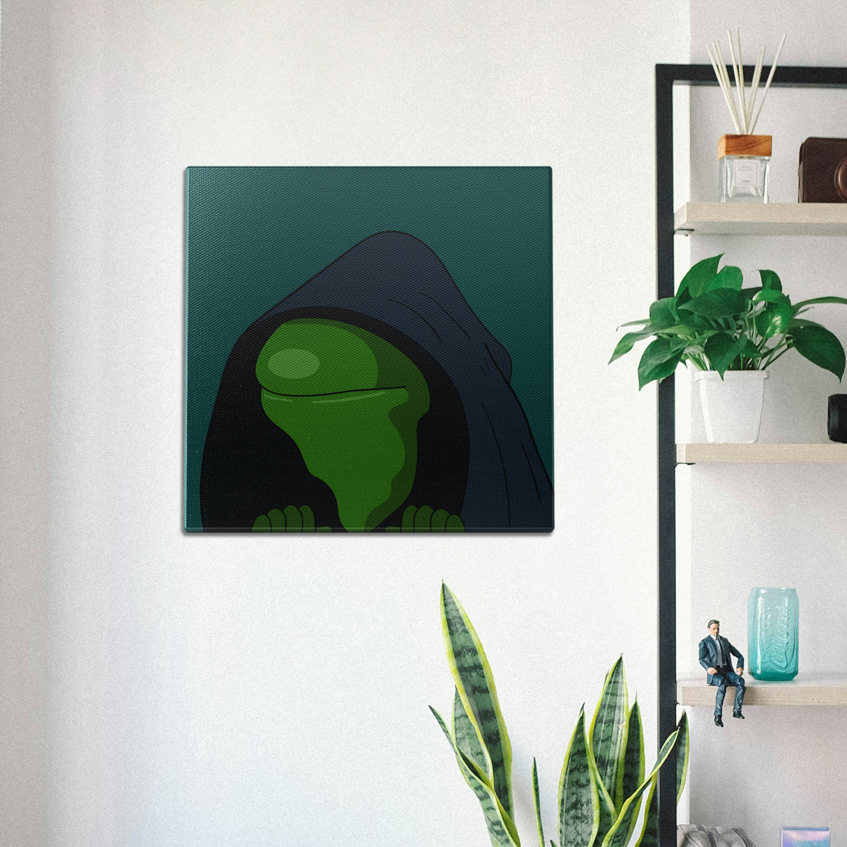 Evil Kermit Wall Art