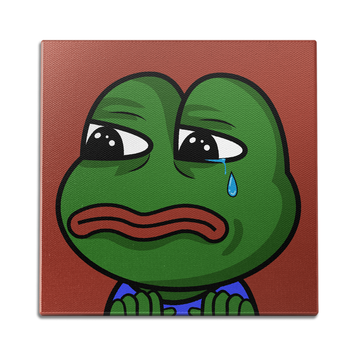 Sad pepe Wall Art