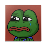 Sad pepe Wall Art