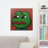 Sad pepe Wall Art