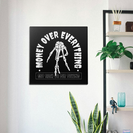 Money Over Everything Wall Art