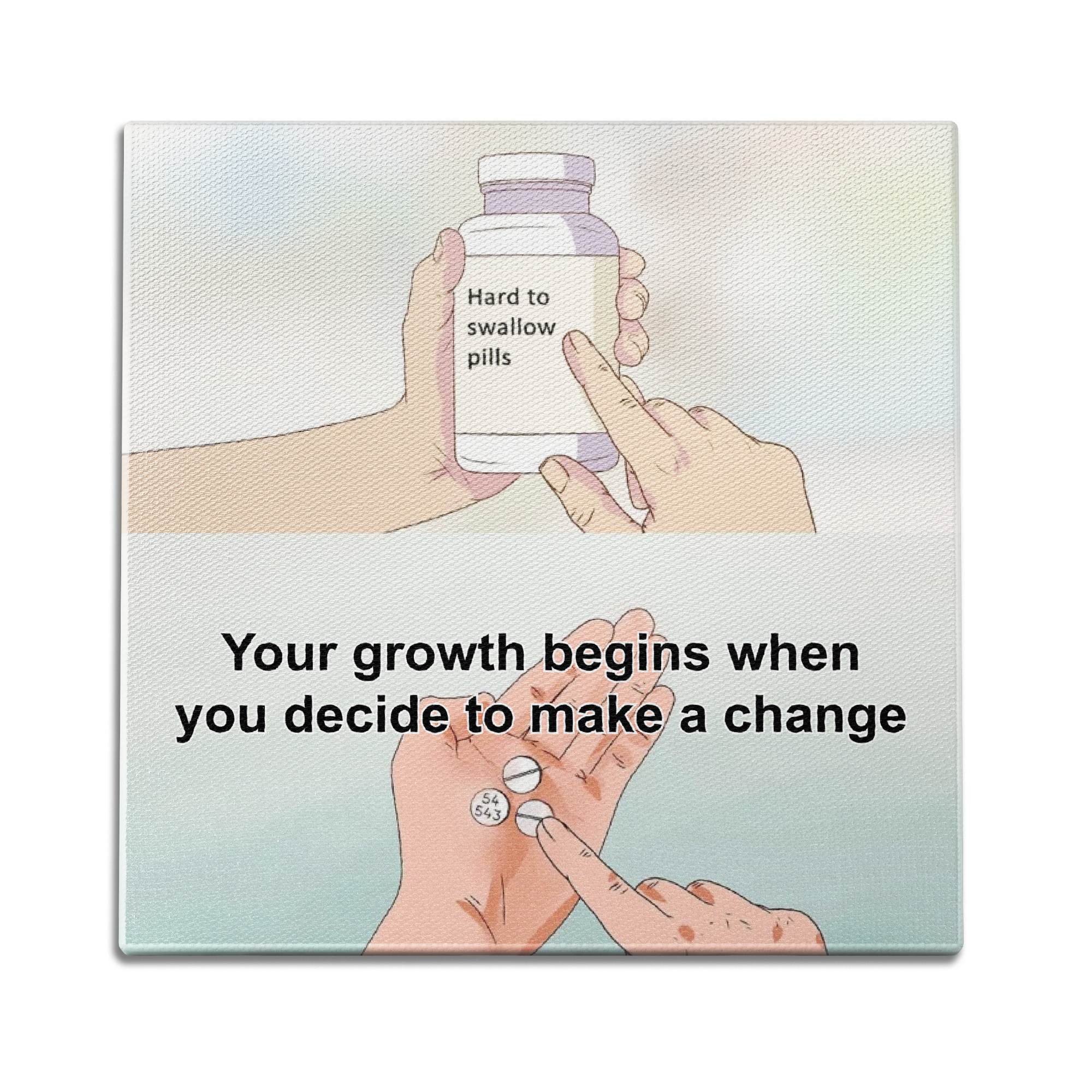 Hard Pill to Swallow Wall Art