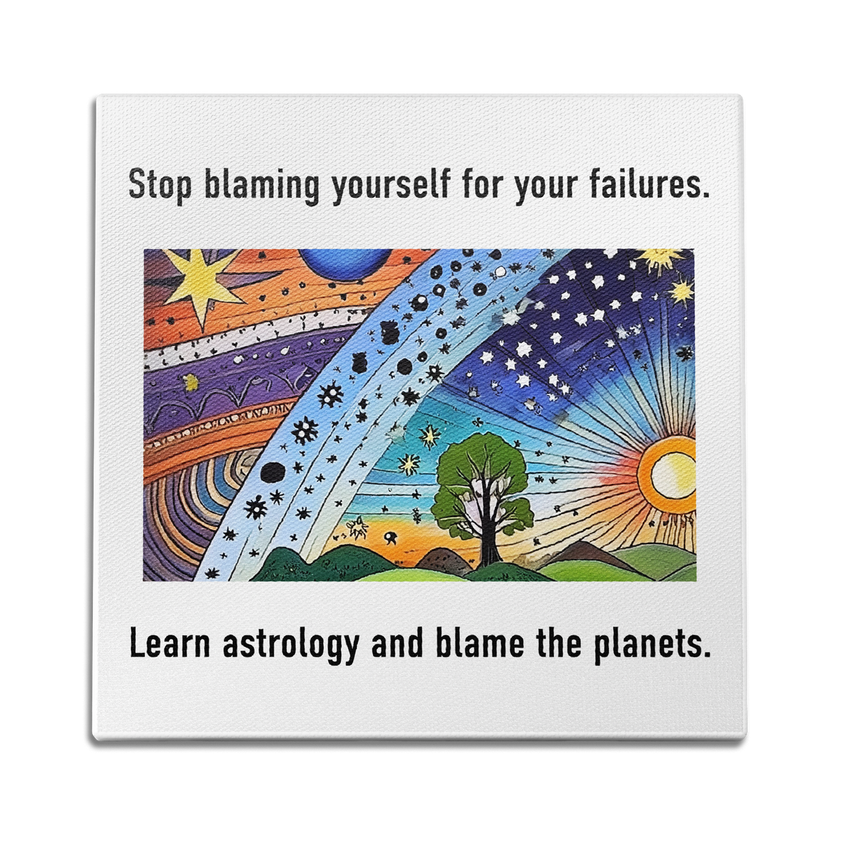 Blame The Planets Wall Art