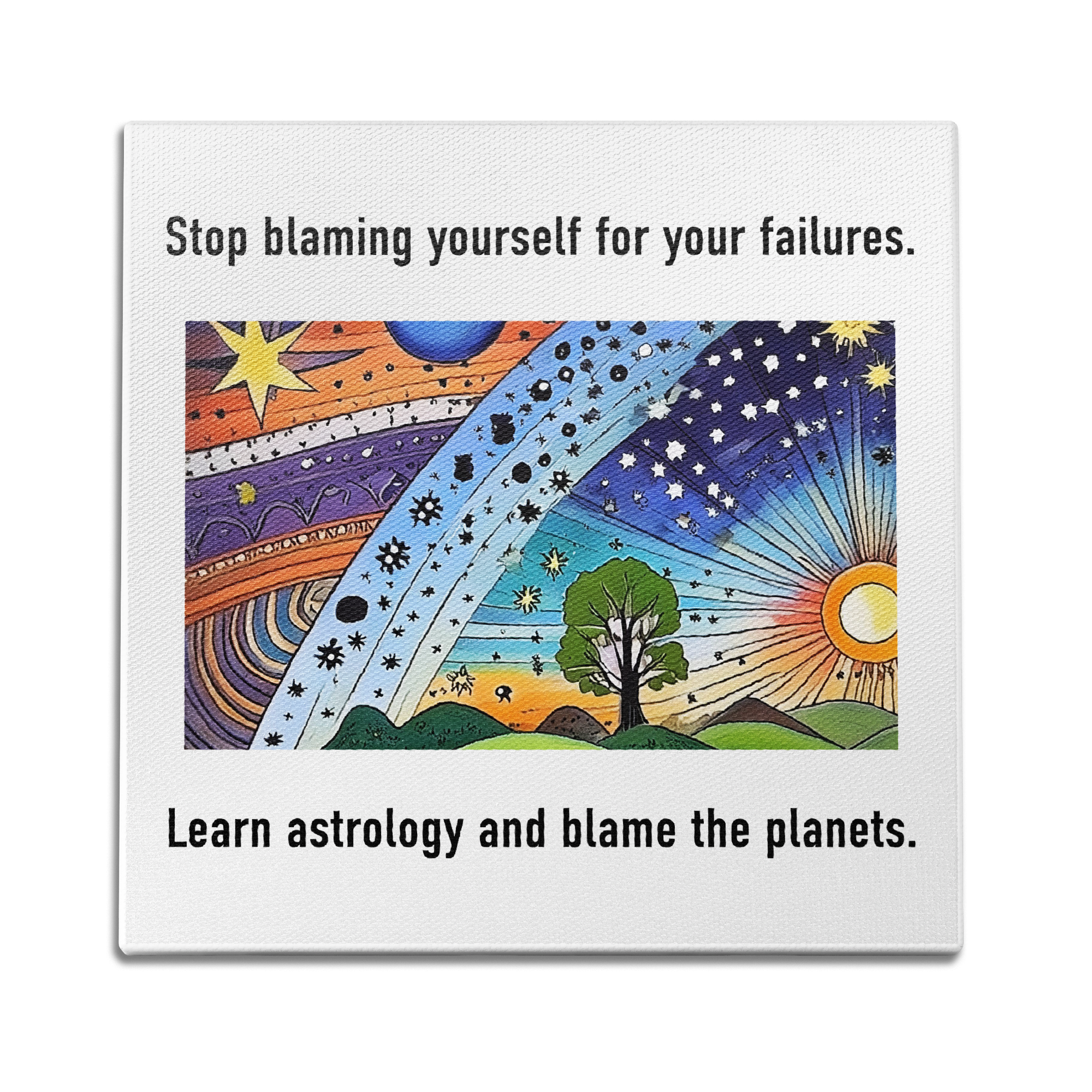 Blame The Planets Wall Art