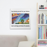 Blame The Planets Wall Art